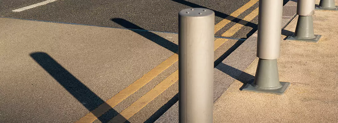 Custom Retractable Barrier Column Installations in Delray Beach, FL